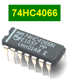 74HC4066 single-throw analog switch