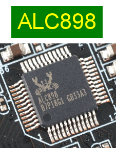 ALC898 Audio codec