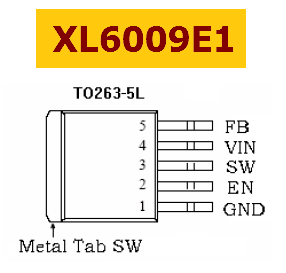 XL6009E1 pinout datasheet