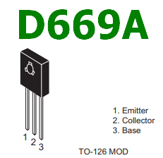 D669A pinout datasheet