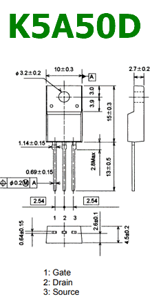 K5A50D pinout datasheet
