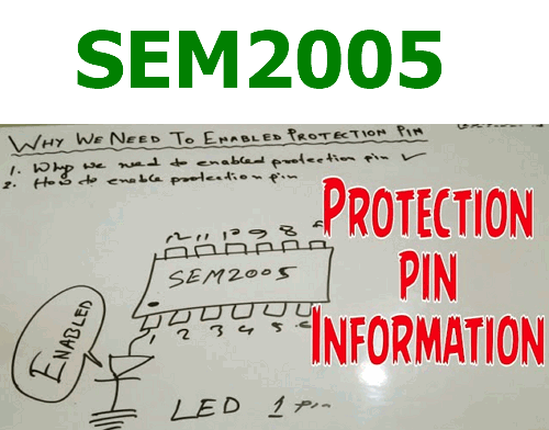 SEM2005 protection pin