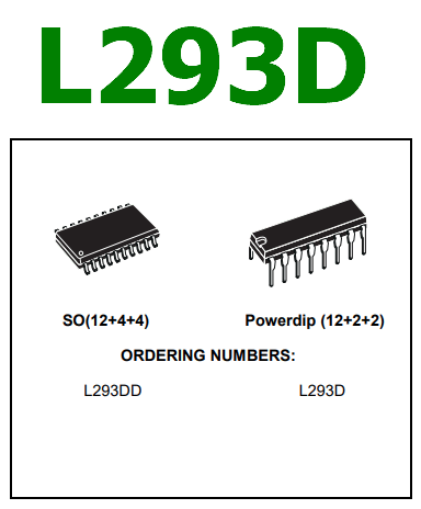 L293D motor driver