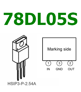 regulator 78DL05S pinout