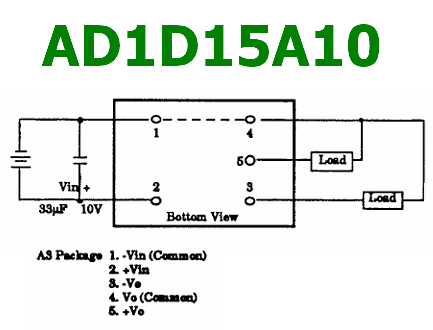AD1D15A10 pinout