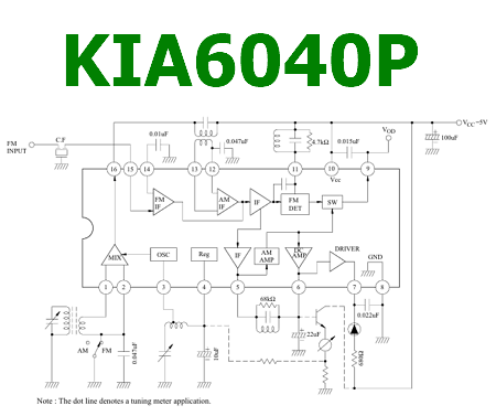KIA6040P pinout